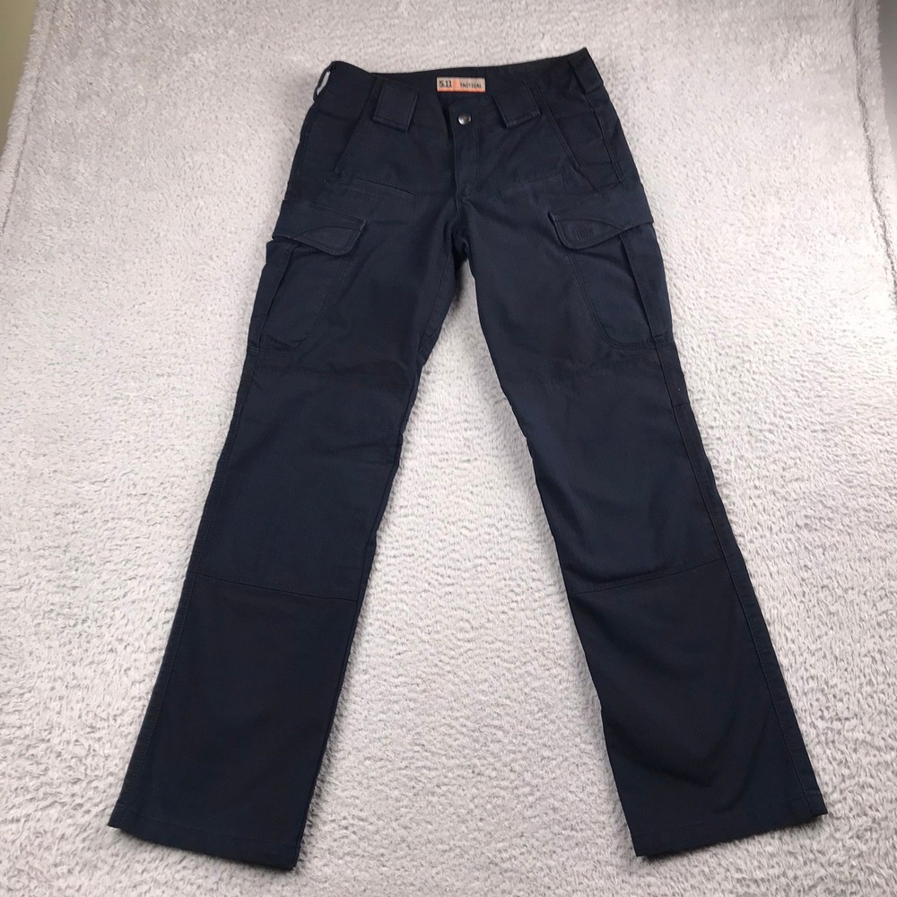 5.11 Tactical Stryke Pants Womens 2 Regular Navy Cargo Ripstop Utility Workwear